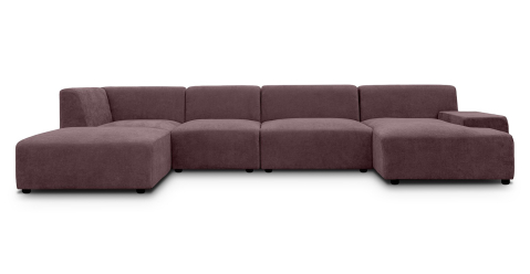 Canapele - Zen coltar fix de 4 locuri - sezlong stanga