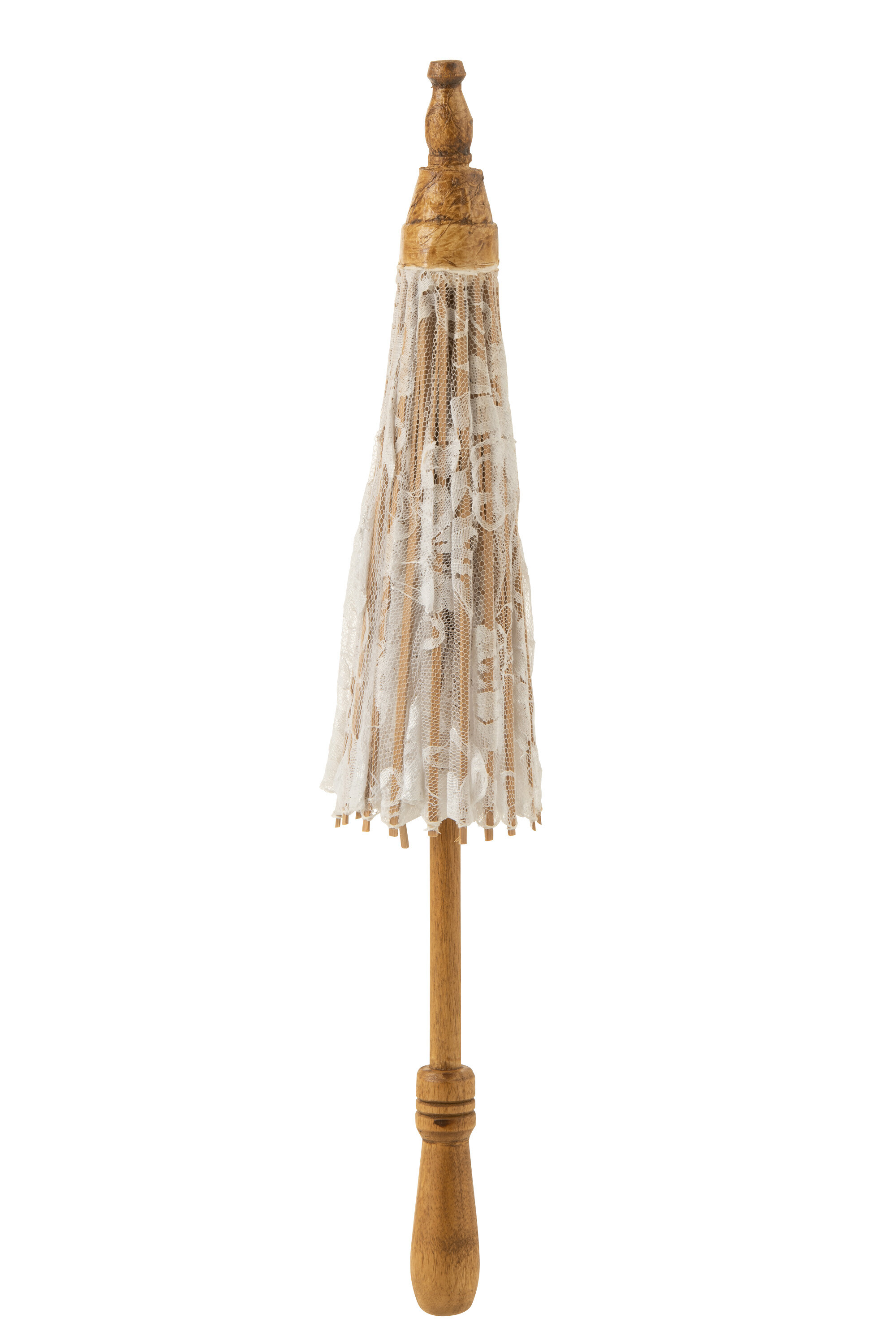 Umbrela decorativa, Textil, Alb , 44x44x54 [3]