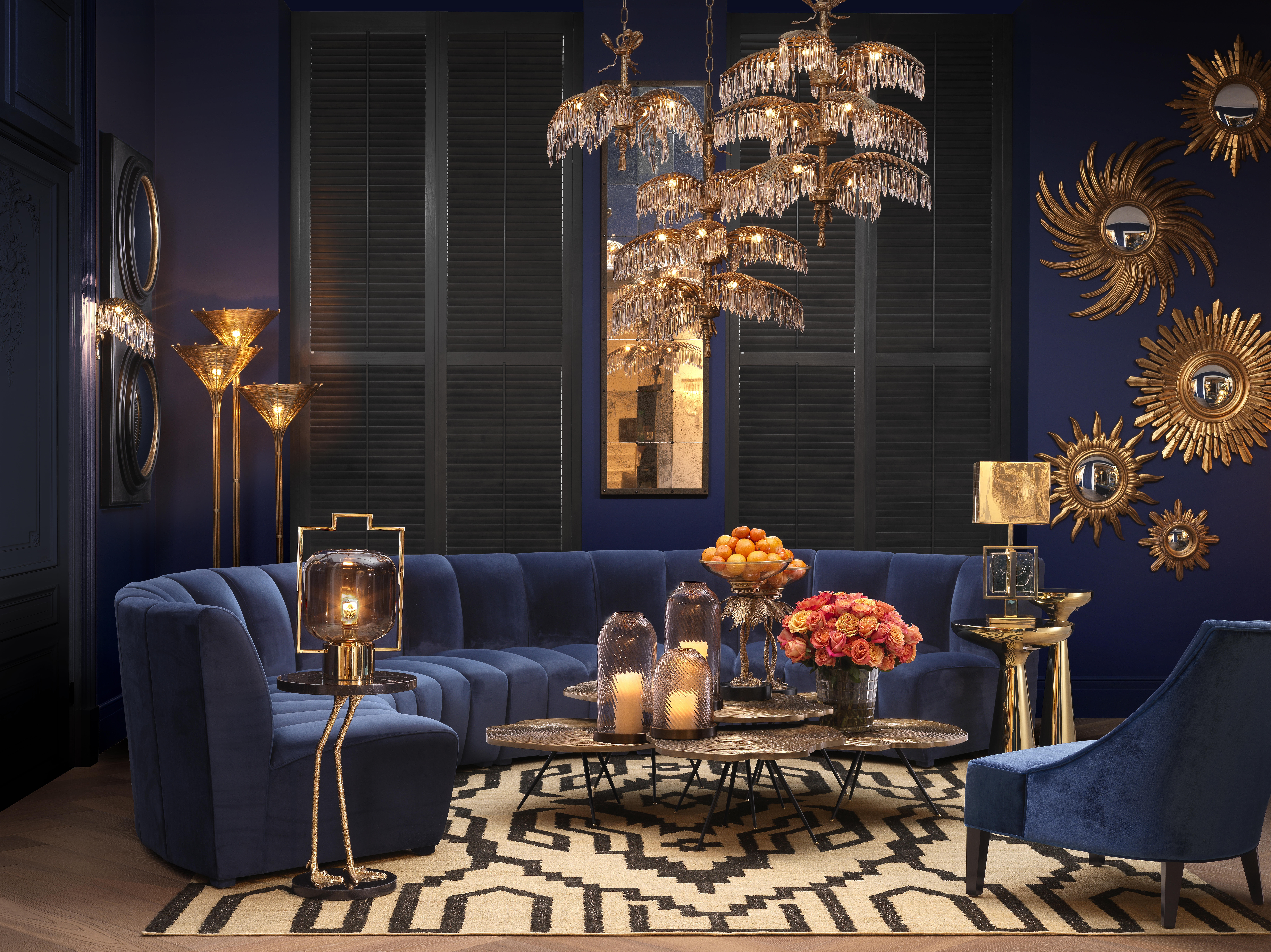 Aplică de perete, Hildebrandt, finisaj din alamă cu aspect vintage [5]