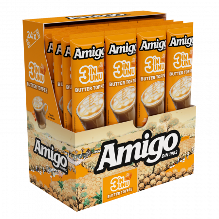Cafea Instant - AMIGO 3in1 Butter Toffee 13g