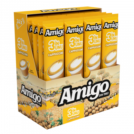 Cafea Instant - AMIGO 3in1 Cappuccino 13g