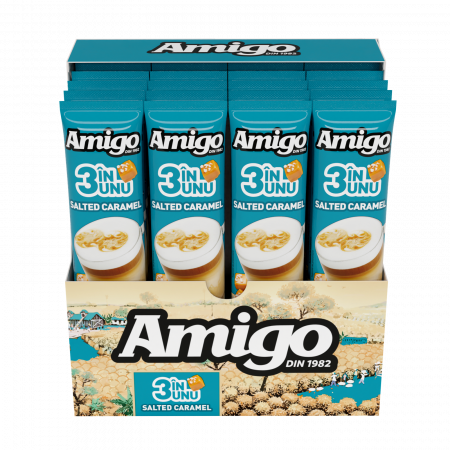 Cafea Instant - AMIGO 3in1 Salted Caramel 13g
