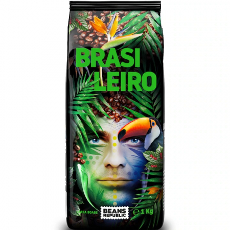 Cafea Boabe - BEANS REPUBLIC Brasileiro cafea boabe 1 kg