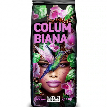 Cafea Boabe - BEANS REPUBLIC Columbiana cafea boabe 1 kg