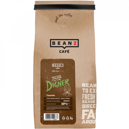 Cafea Boabe - BeanZ Cafe Digner Tanzania cafea boabe 330g