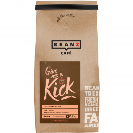 Cafea Boabe - BeanZ Cafe Kick cafea boabe 330g