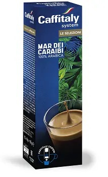 Capsule si monodoze - Caffitaly Super Premium Mar dei Caraibi 100% Arabica 10 capsule