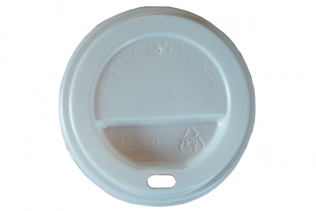 Pahare Palete Capace - Capace albe pahare de 8 oz (100 buc) 