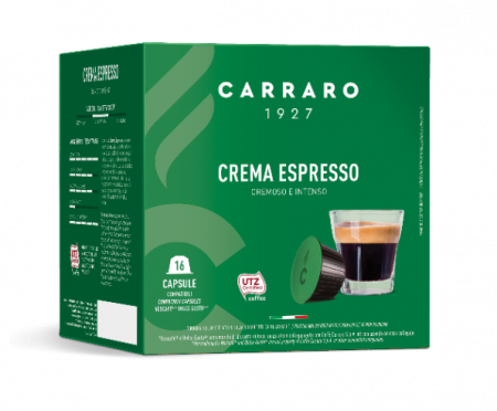 Capsule si monodoze - Carraro Crema Espresso compatibile Dolce Gusto, 16 capsule, 112 gr