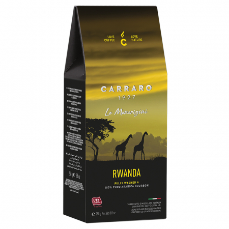 Cafea Macinata - Carraro Origine Rwanda cafea macinata 250 gr