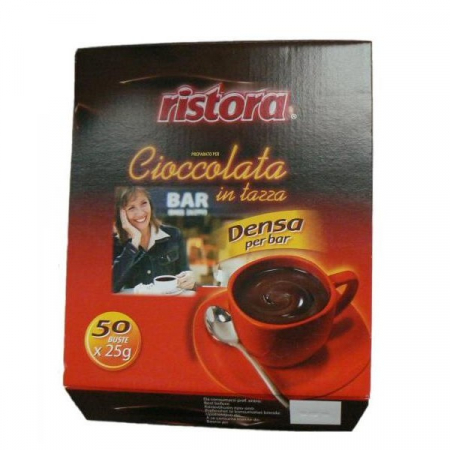 Consumabile - Ciocolata instant densa Ristora 50 plicurI 1250gr