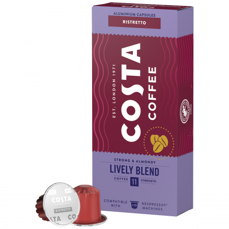 Capsule si monodoze - COSTA Lively Blend Ristretto Compatibile Nespresso 10 capsule