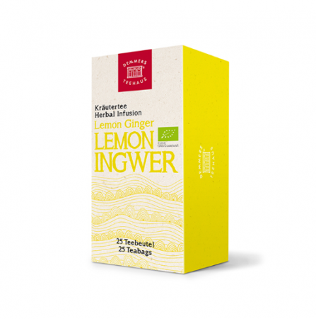 Ceai - Demmers Lemon Ginger Quick-T Organic (25 plicuri)