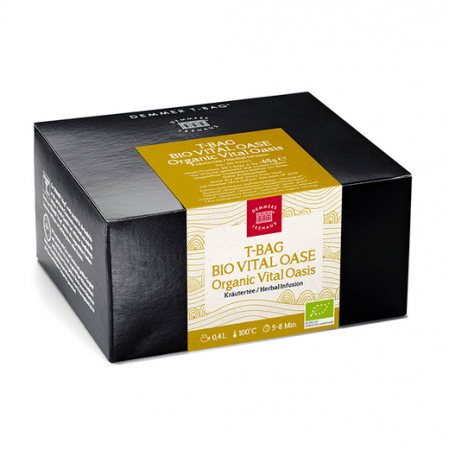 Ceai - Demmers T-Bag BIO Vital Oasis (20 plicuri)