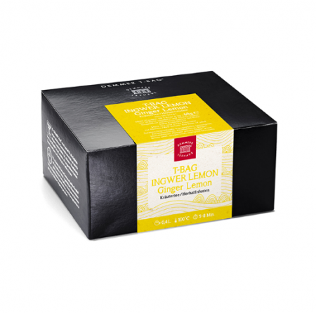 Ceai - Demmers T-Bag Ginger Lemon (20 plicuri)