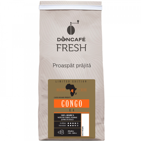 Cafea Boabe - DONCAFE Fresh Congo K4 cafea boabe 250 gr