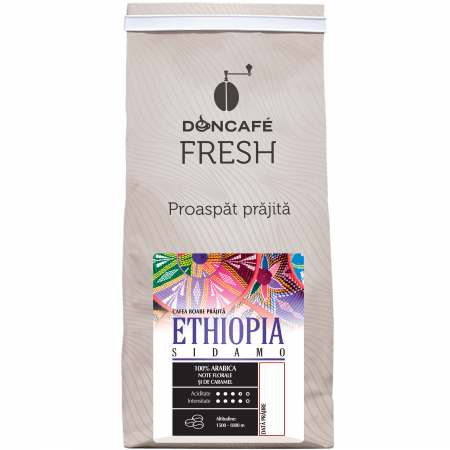 Cafea Boabe - DONCAFE Fresh Ethiopia Sidamo cafea boabe 250g