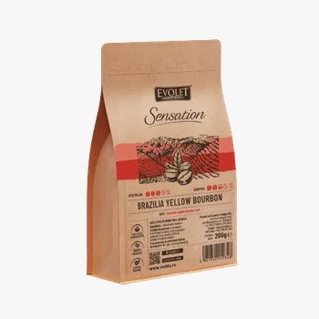 Ceai - Evolet Cafea Origini Brazilia Yellow Bourbon EVOLET Cafea Boabe 200g Arabica 100%