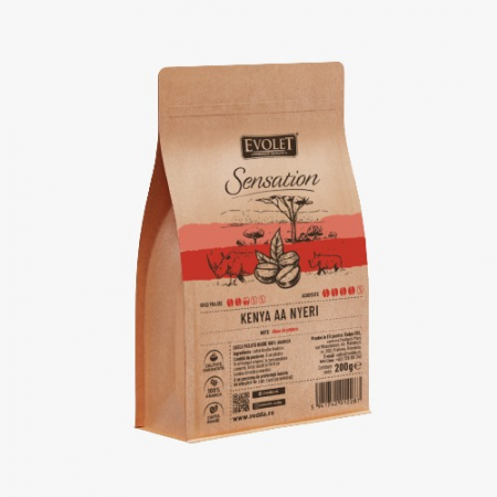 Ceai Plic - Evolet Cafea Origini Kenya AA Nyeri EVOLET Cafea Boabe 200g Arabica 100%