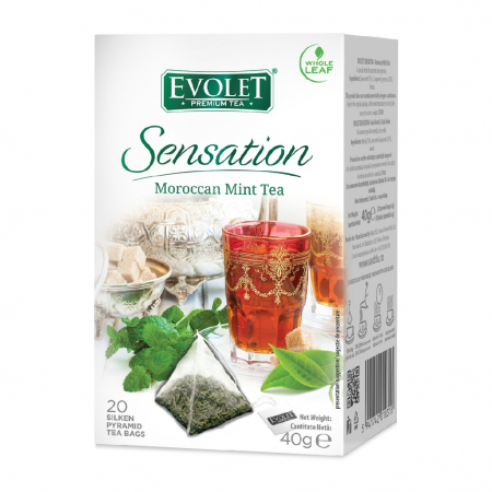 Ceai Plic - Evolet Ceai Piramida Moroccan Mint Tea 20 plicuri piramida 40g
