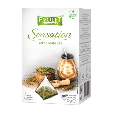 Ceai Plic - Evolet Ceai Piramida Yerba Mate 20 plicuri piramida 40g