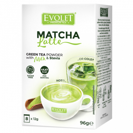 Ceai Plic - Evolet Matcha Latte Sensation 8 plicuri*12g
