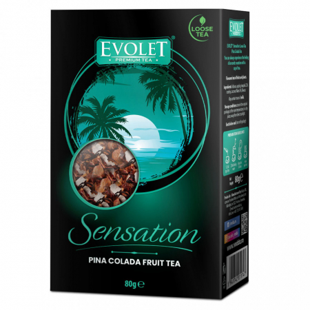Ceai Vrac - EVOLET Premium Sensation Ceai Vrac Pina Colada 80gr