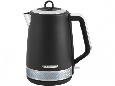 Fierbator - Fierbator de apa, Morphy Richards, 1.7l, 2200W, negru-argintiu