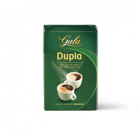 Cafea - GALA Dupla, cafea prajita si macinata, 1 kg