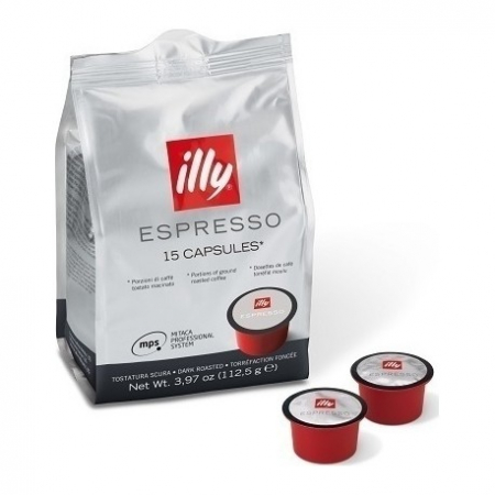 Capsule si monodoze - Illy Dark Espresso capsule MPS (15 Capsule)