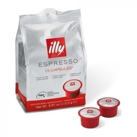 Capsule si monodoze - Illy Espresso  Classic capsule MPS (15 Capsule)