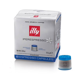 Capsule si monodoze - Illy Iperespresso Lung (18 capsule)
