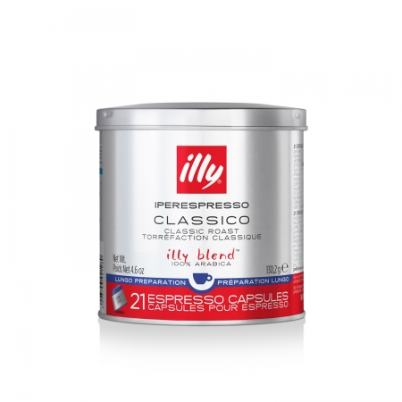 Capsule si monodoze - Illy Iperespresso Lung, 21 capsule, 140,7 gr