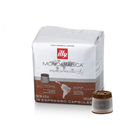 Capsule si monodoze - Illy Iperespresso Monoarabica Brazilia (18 capsule)