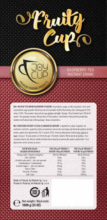 Ceai instant - Joy Cup Ceai Zmeura instant 1 kg