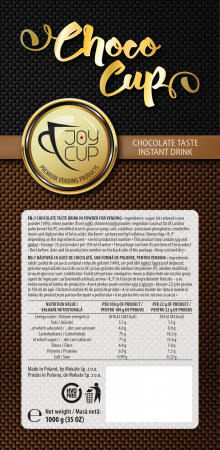 Ciocolata calda - Joy Cup Ciocolata instant 1 kg