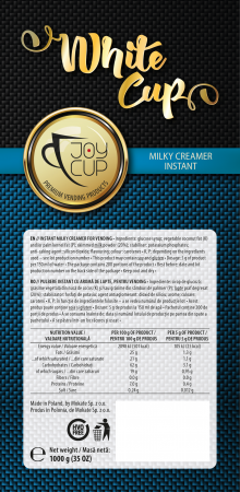 Lapte, topping si inalbitor cafea - Joy Cup Milky inalbitor 1 kg