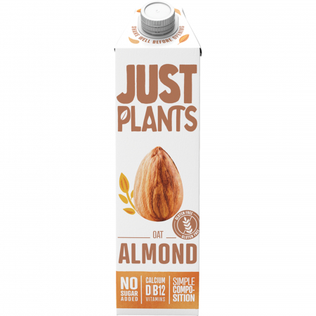 Cappuccino si alte bauturi - Just Plants Bautura vegetala din ovaz si migdale 1L