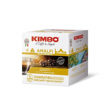 Cafea - Kimbo Amalfi compatibile Dolce Gusto, 16 capsule, 112gr