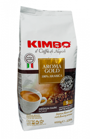 Cafea Boabe - Kimbo Aroma Gold 100% Arabica boabe 1 kg