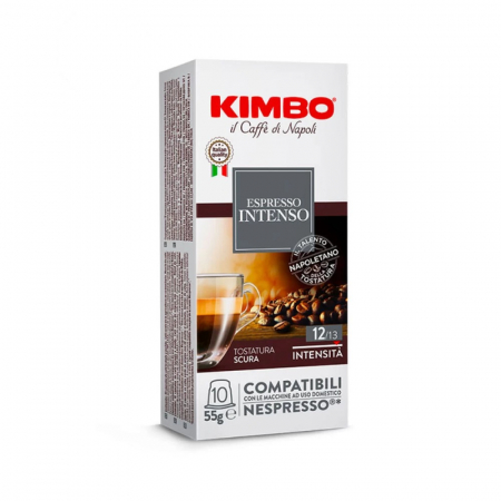 Cafea - Kimbo Nespresso Intenso 10 capsule, 55gr