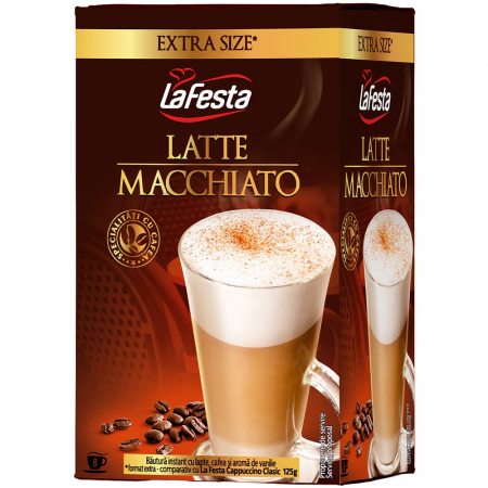 Cappuccino si alte bauturi - La Festa Cappuccino Extra Size Latte Macchiato 176g