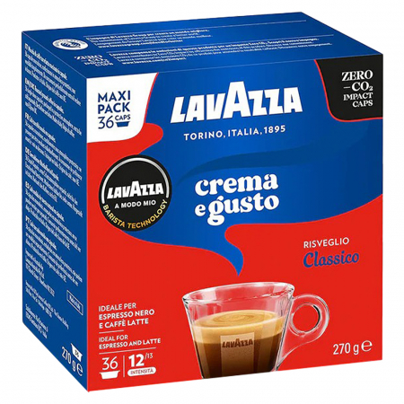 Capsule si monodoze - Lavazza A Modo Mio Crema e Gusto Classico 36 Capsule