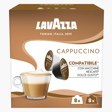 Capsule si monodoze - Lavazza Cappuccino compatibile Dolce Gusto (16 capsule)