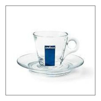 Cesti Pahare - Lavazza ceasca cappuccino sticla si farfurie (set 6 buc)