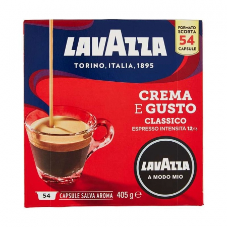 Capsule si monodoze - Lavazza Crema e Gusto Classico A Modo Mio, 54 capsule, 405 gr