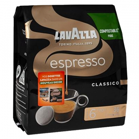 Capsule si monodoze - Lavazza Espresso Classico 36 paduri cafea sistem Senseo, 250 gr