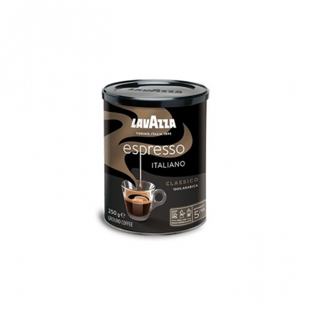 Cafea Macinata - Lavazza Espresso Italiano Classico cutie metalica cafea macinata 250 g