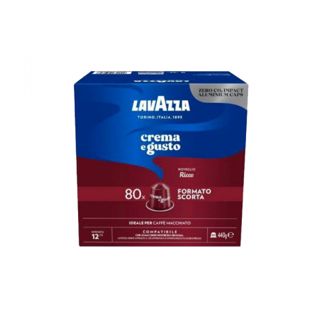 Capsule si monodoze - Lavazza Nespresso Crema e Gusto Ricco 80 capsule