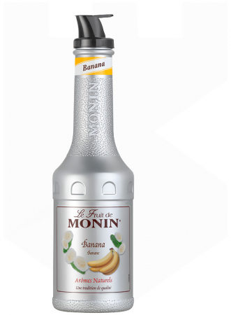 Sirop Frappe Topping - MONIN Piure Banana ( Banane ) 1L